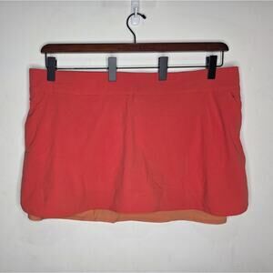 NWT Outdoor Voices Exercise skort skirt - 3XL XXXL - paprika orange sunstone